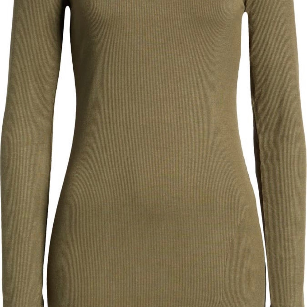 🎁🍃Long Sleeve Rib Dress with Fitted Slit🍃🎁 - Picture 9 of 12